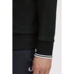 Fred Perry M3574 Half Zıp Erkek Sweatshırt – SİYAH - Görsel 6
