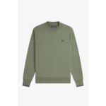 Fred Perry M7535 Crew Neck Erkek Sweatshırt – YEŞİL - Görsel 6