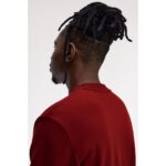 Fred Perry M7535 Crew Neck Erkek Sweatshırt – KIRMIZI - Görsel 5