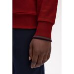 Fred Perry M7535 Crew Neck Erkek Sweatshırt – KIRMIZI - Görsel 6