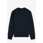 Fred Perry M7535 Crew Neck Erkek Sweatshırt – KOYU MAVİ - Görsel 8