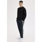 Fred Perry M7535 Crew Neck Erkek Sweatshırt – SİYAH - Görsel 6