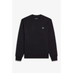Fred Perry M7535 Crew Neck Erkek Sweatshırt – SİYAH - Görsel 7