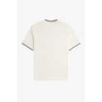 Fred Perry M8679 Rıbbed Jersey Erkek Tshırt – KREM - Görsel 7