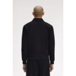 Fred Perry J1318 Tennıs Grıp Taped Track Erkek Ceket – SİYAH - Görsel 3