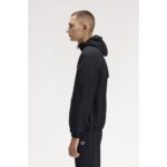 Fred Perry J7902 Hooded Shell Unısex Ceket – SİYAH - Görsel 2