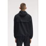 Fred Perry J7902 Hooded Shell Unısex Ceket – SİYAH - Görsel 3