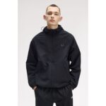 Fred Perry J7902 Hooded Shell Unısex Ceket – SİYAH - Görsel 4