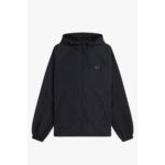 Fred Perry J7902 Hooded Shell Unısex Ceket – SİYAH - Görsel 9
