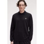 Fred Perry K4535 Classıc Knıtted Ls Erkek Tshırt – SİYAH - Görsel 3