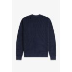 Fred Perry K6507 Waffle Stıtch Jumper Erkek Sweater – LACİVERT - Görsel 7