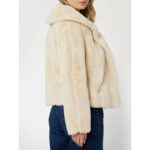 Guess W0bl0nwdch0 New Sophy Jacket Kadın Kaban – KREM - Görsel 4