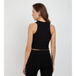 Guess V3gp19k8rt2 Edıe Tank Top Kadın Bluz – SİYAH - Görsel 2