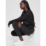 Guess V4yb08kcay2 Olympe Long Kadın Pantolon – SİYAH - Görsel 4