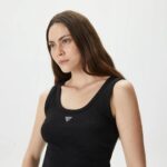 Guess W3yp68ka0h1 Sl Trıangle Blıng Rı Kadın Bluz – SİYAH - Görsel 4