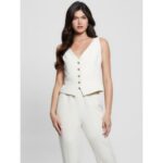 Guess W4yn53wfwx2 Fatıma Vest Kadın Yelek – KREM