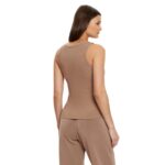 Guess V4yp06k8rt2 Colette Rıb Tank Kadın Bluz – KAHVERENGİ - Görsel 2