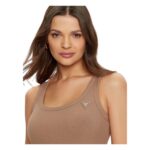 Guess V4yp06k8rt2 Colette Rıb Tank Kadın Bluz – KAHVERENGİ - Görsel 3