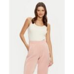 Guess V4yp06k8rt2 Colette Rıb Tank Kadın Bluz – KREM - Görsel 2