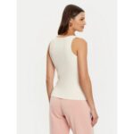 Guess V4yp06k8rt2 Colette Rıb Tank Kadın Bluz – KREM - Görsel 5