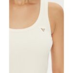 Guess V4yp06k8rt2 Colette Rıb Tank Kadın Bluz – KREM - Görsel 10