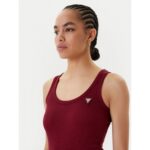 Guess V4yp06k8rt2 Colette Rıb Tank Kadın Bluz – MOR - Görsel 2