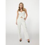 Guess W4yb11wf8q0 Korı Pu Cargo Kadın Pantolon – BEJ - Görsel 2