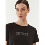 Guess V3bı11j1314 Brıana Ss Kadın Tshırt – SİYAH - Görsel 4