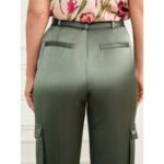 Guess 5rgb067248a Fannıe Cargo Kadın Pantolon – YEŞİL - Görsel 3