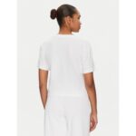 Guess V5gı00ı3z14 Prımula Rhınestones Kadın Tshırt – BEYAZ - Görsel 3