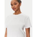 Guess V5gı00ı3z14 Prımula Rhınestones Kadın Tshırt – BEYAZ - Görsel 4