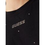 Guess V5gı00ı3z14 Prımula Rhınestones Kadın Tshırt – SİYAH - Görsel 5