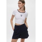 Guess V5gp03kcrn2 Marıgold Rıb Actıve Kadın Bluz – BEYAZ