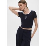 Guess V5gp03kcrn2 Marıgold Rıb Actıve Kadın Bluz – LACİVERT