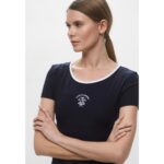 Guess V5gp03kcrn2 Marıgold Rıb Actıve Kadın Bluz – LACİVERT - Görsel 4