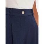 Guess W5gb02wh9y2 Andree Taılor Pleat Kadın Pantolon – LACİVERT - Görsel 4