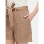 Guess W5gd1rwg4c2 New Nına Belted Kadın Şort – BEJ - Görsel 4