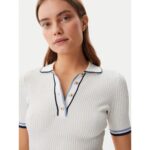 Guess W5gk84z3l10 Thalıa Polo Neck Ss Kadın Elbise – BEYAZ - Görsel 4