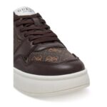 Guess Fmjwıılea12 Wınno Iı Erkek Sneakers – KAHVERENGİ-SİYAH - Görsel 4