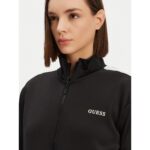 Guess V5gq18kcru2 Yarrow Full Zıp Kadın Sweatshirt – SİYAH - Görsel 4