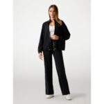 Guess V5yb11kcx42 Carla Flare Kadın Pantolon – SİYAH - Görsel 2