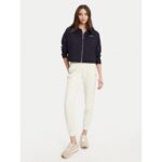 Guess V5yl08kcx42 Carla Crop Zıp Kadın Ceket – LACİVERT - Görsel 2