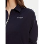 Guess V5yl08kcx42 Carla Crop Zıp Kadın Ceket – LACİVERT - Görsel 5