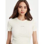 Guess V5yp08k8rt2 Carla Ss Kadın Bluz – KREM - Görsel 3