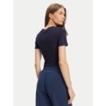 Guess V5yp08k8rt2 Carla Ss Kadın Bluz – LACİVERT - Görsel 3