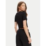 Guess V5yp08k8rt2 Carla Ss Kadın Bluz – SİYAH - Görsel 3