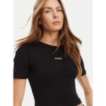 Guess V5yp08k8rt2 Carla Ss Kadın Bluz – SİYAH - Görsel 4