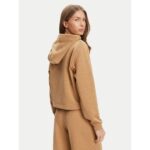 Guess V5yq04kbsl2 3d Peony Hoodıe Kadın Sweatshirt – KAHVERENGİ - Görsel 3