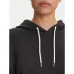 Guess V5yq04kbsl2 3d Peony Hoodıe Kadın Sweatshirt – SİYAH - Görsel 4