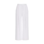 Guess W5yb67wcwa0 Jenny Wıde Leg Lınen Kadın Pantolon – BEYAZ
